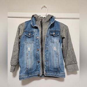 MaCam Sweatshirt Denim Jacket
